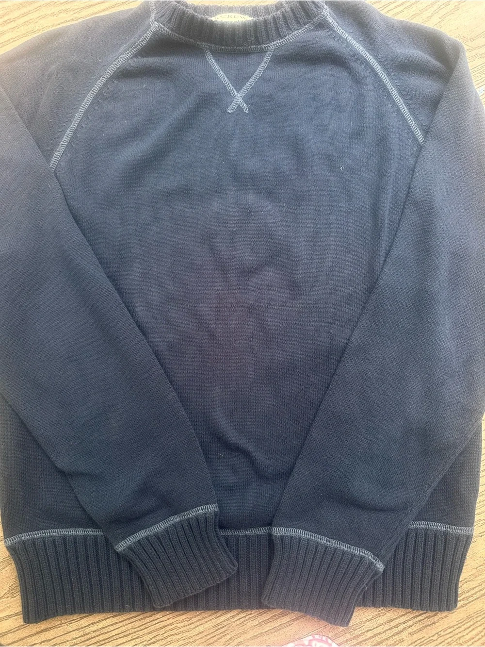 J. Crew Men's Navy Blue Crewneck Sweater Size S